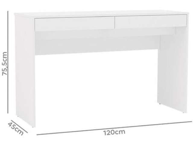 Escrivaninha Linda 2 gavetas - nova - Foto 2