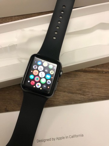 apple watch series 3 38mm cinza espacial