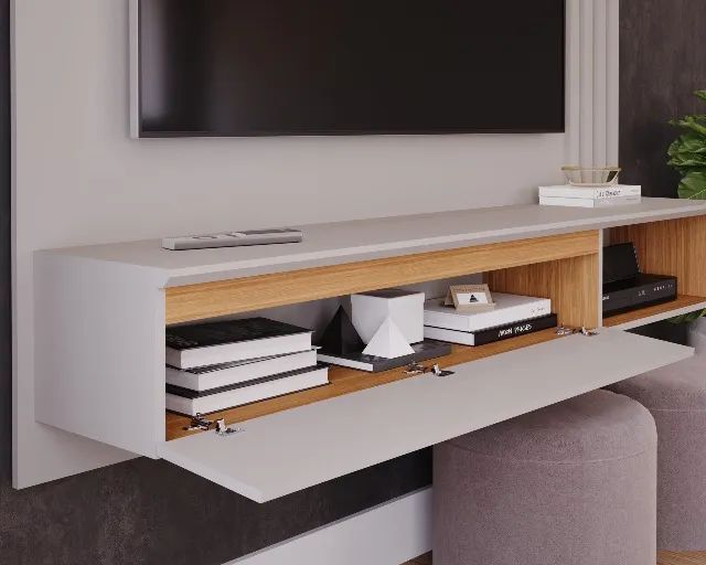 Painel Panama 100% MDF, para Tv Ate 60 Polegadas (Novo) - Foto 4