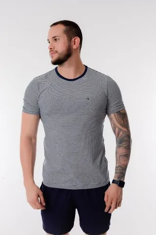 Camisa Cotton Listrada