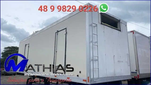 furgão 16 paletes para caminhão truck e bitruck repasse