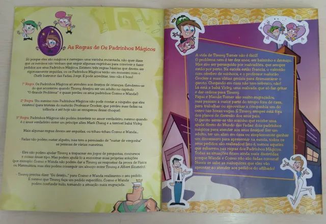 Álbum de figurinhas OS PADRINHOS MÁGICOS! - Foto 2