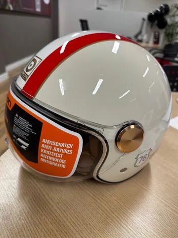 Capacete Beon B120 retrô modelo italiano  - Foto 4