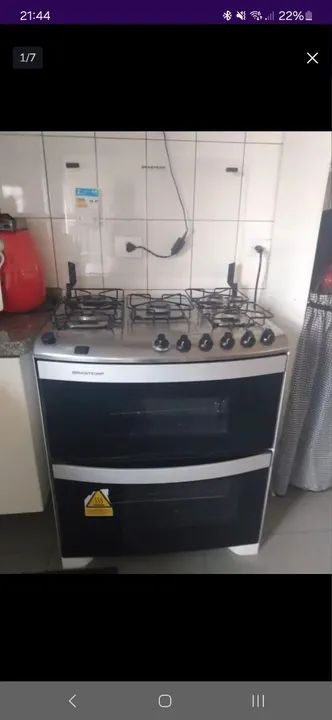 Fogão Brastemp 5 bocas com 2 fornos - Foto 2
