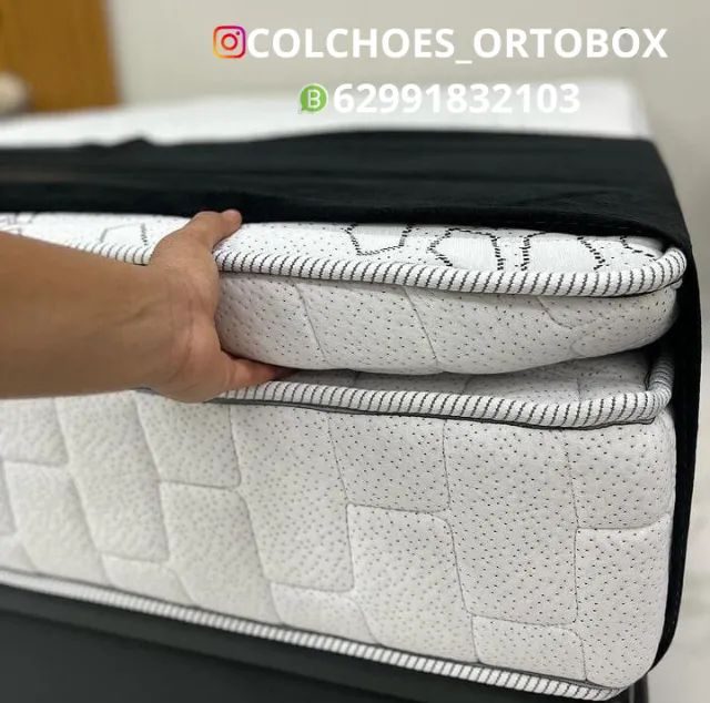 Base e Colchão Casal da Ortobom com 5 anos de garantia - Foto 2