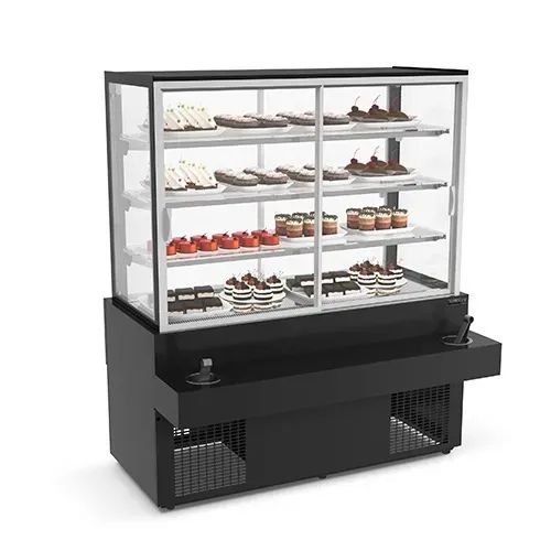 Vitrine Titanium Premium Self Service Refrigerado Temperatura: 2ºC a 6ºC Sistema de refrig