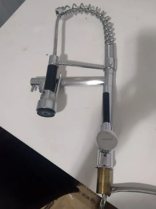 Torneira de Cozinha com Bica Móvel - Cromada