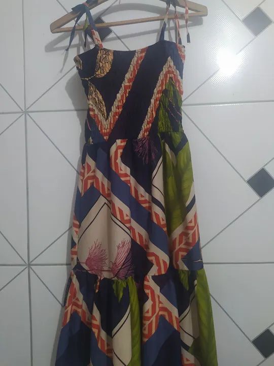 Vestido longo Infantil Estampado