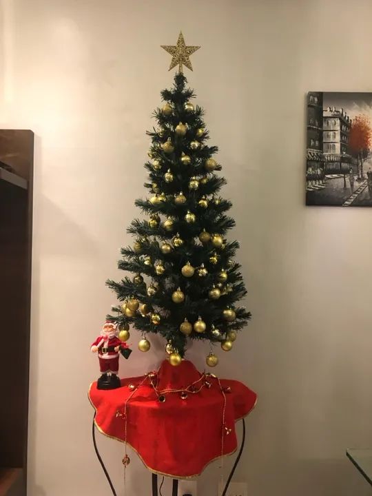 Árvore de Natal completa com luzes de led