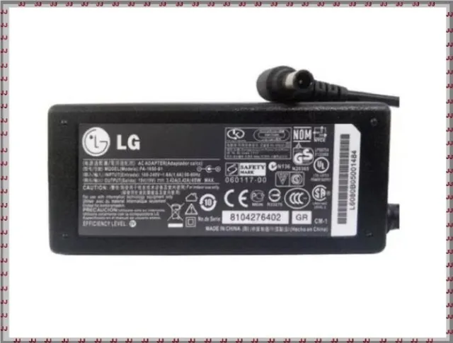 Carregador Para Notebook e Tv Lg 3.5A 65W pino 6 x 4 mm