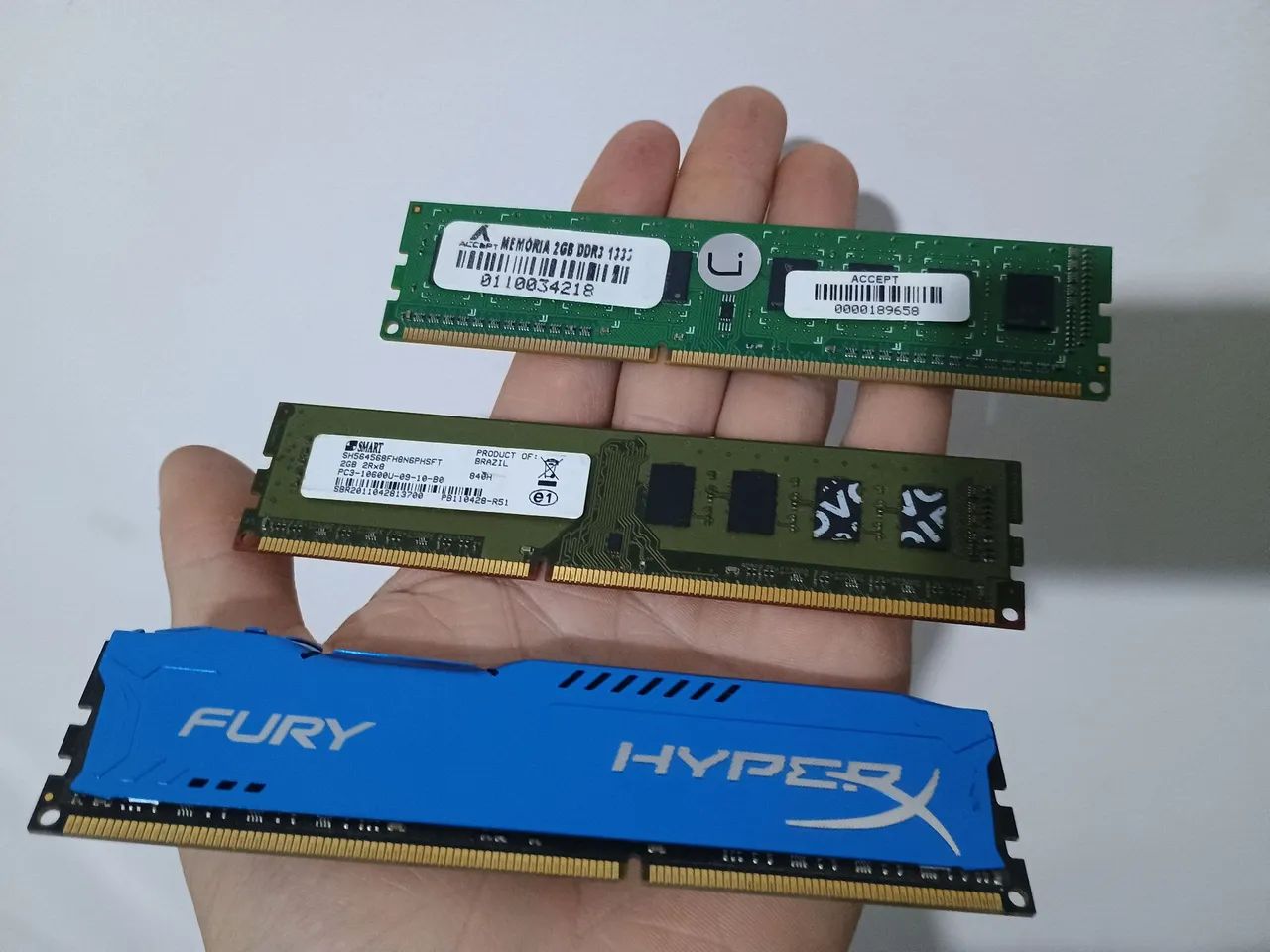 Pentes de memória ram ddr3