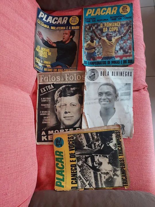 Lote de Revistas Placar e Fatos e Fotos ANTIGAS