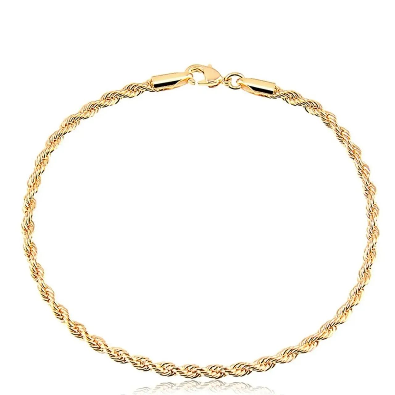 Pulseira masculina de ouro18k 