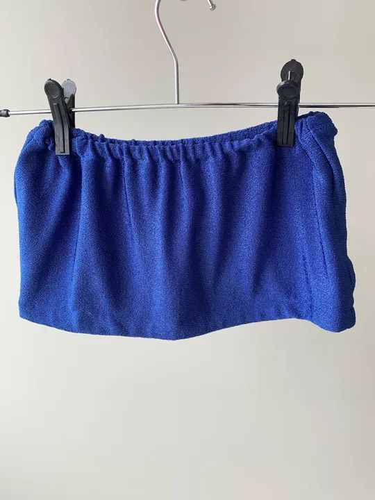 Top Azul P com Bojo Brilhoso - Foto 3