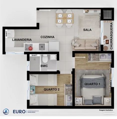Captação de Apartamento para locação na Rua Canal Belém - de 6092 a 8390 - lado par, Boqueirão, Curitiba, PR