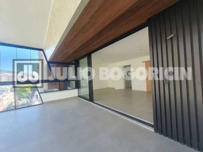 BOTAFOGO NOVO PRIMEIRA LOCAÇÃO FINAL DE CONSTRUÇÃO - 4 QUARTOS - 2 SUÍTES - VARANDÃO - SAL - Foto 4