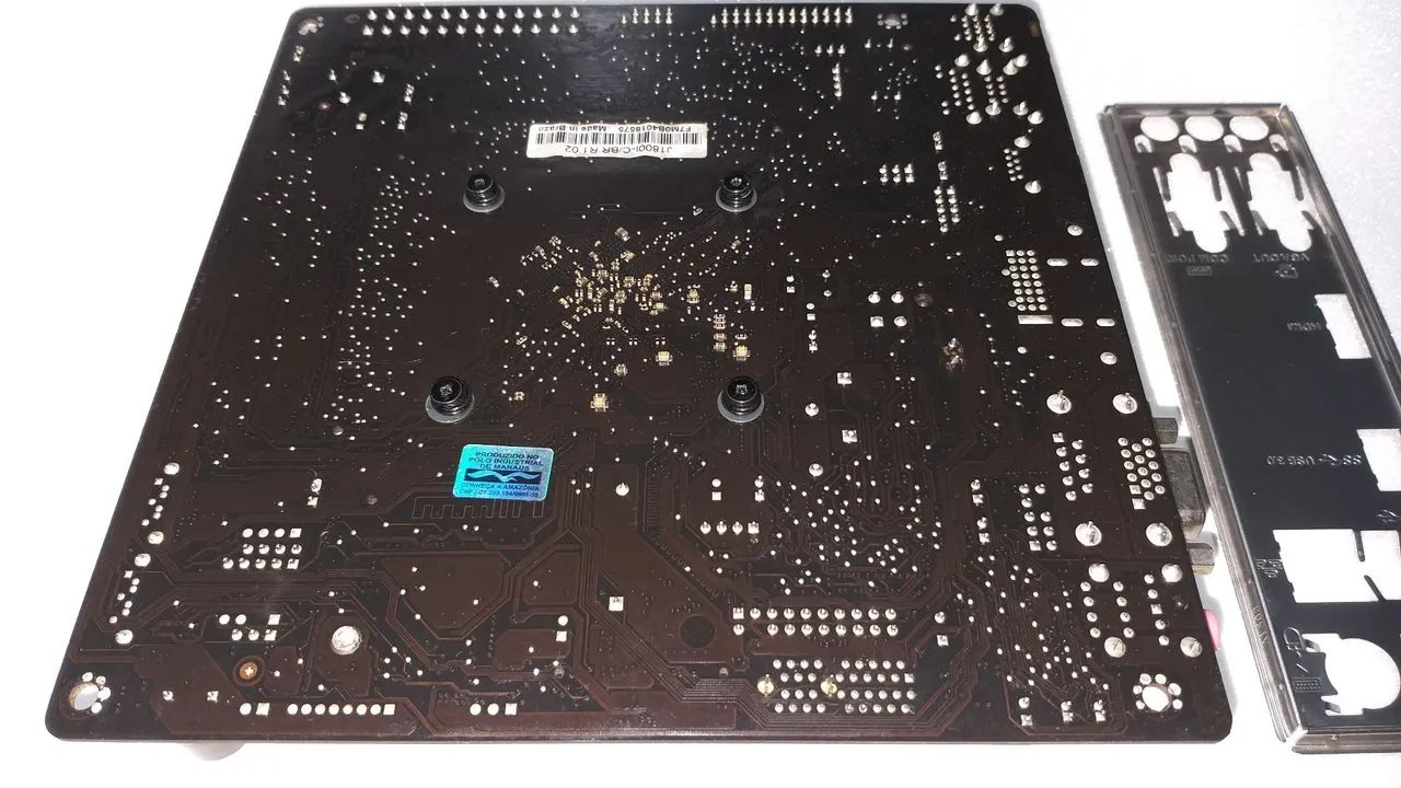 Placa Mãe Mini Asus J1800i-c-br Rev 1.02 Bios Ok iTx - Foto 3