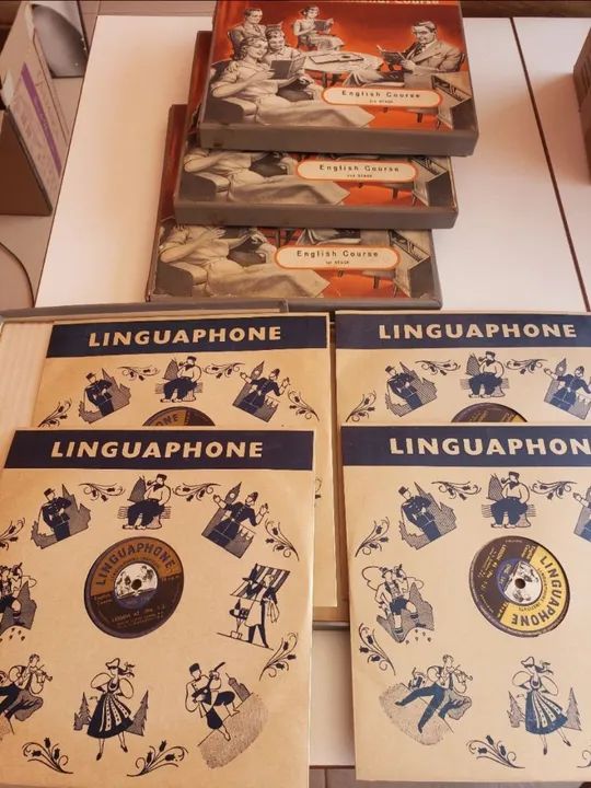 Curso de Inglês Linguaphone uma Relíquia do Século Passado  - Foto 2