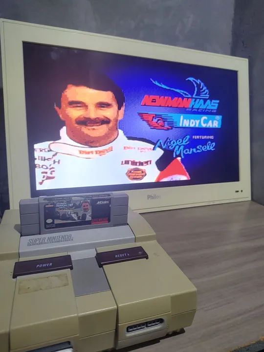 Jogo IndyCar Featuring Nigel Mansell para Super Nintendo - Foto 3