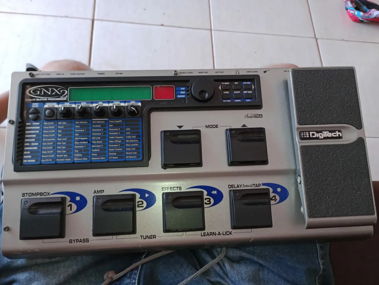 PEDALEIRA GNX2 DIGITECH