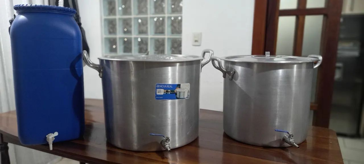 Panelas com válvula e bombona para cerveja/kombucha/hotel - Foto 5
