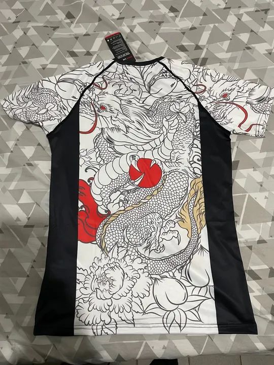 Rash guard jiu jitsu japa dragão  XL - Foto 4