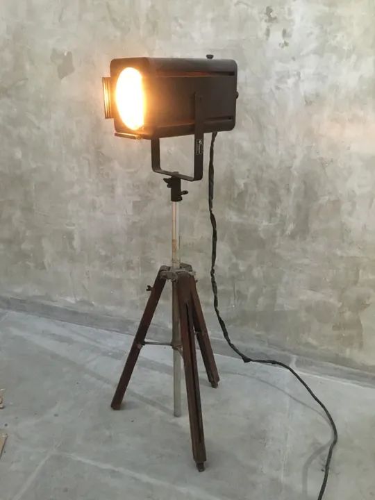 Antiga original exclusiva luminária refletor Loft industrial