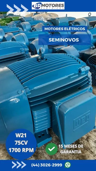 MOTORES ELÉTRICOS WEG - GARANTIA DE 15 MESES  - Foto 5