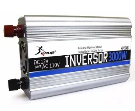 Inversor De Tensão 12v Para 110v 3000w Conversor Energia 60h - Foto 4