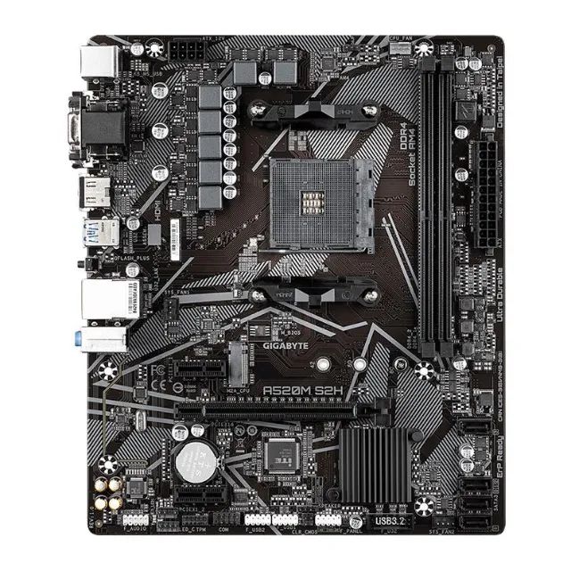Placa Mãe Am4 A520m da Gigabyte com 1 ano de garantia - Foto 4
