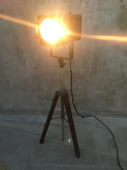 Antiga original exclusiva luminária refletor Loft industrial - Foto 3