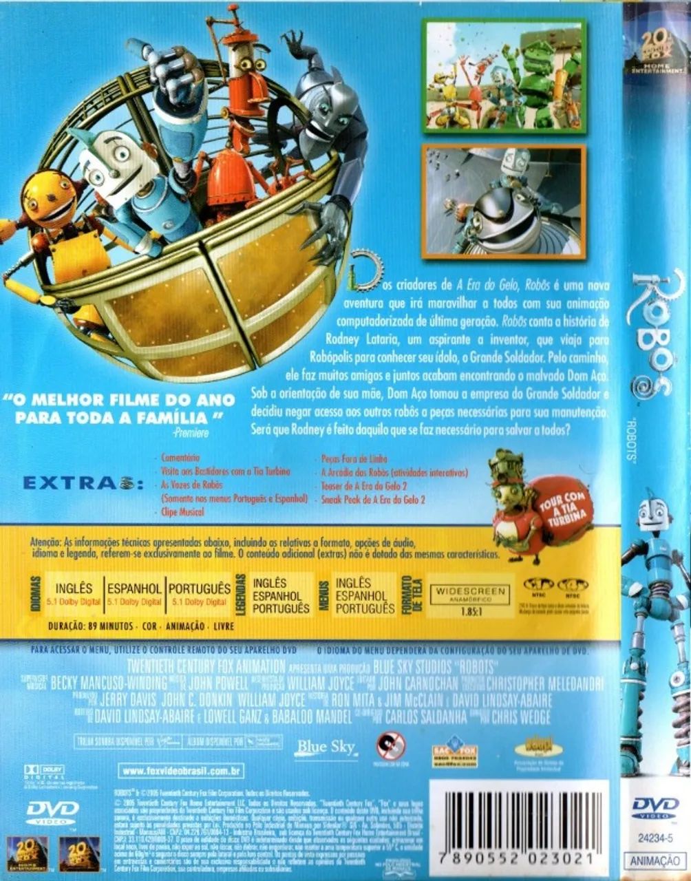 Dvd Robôs - Foto 2