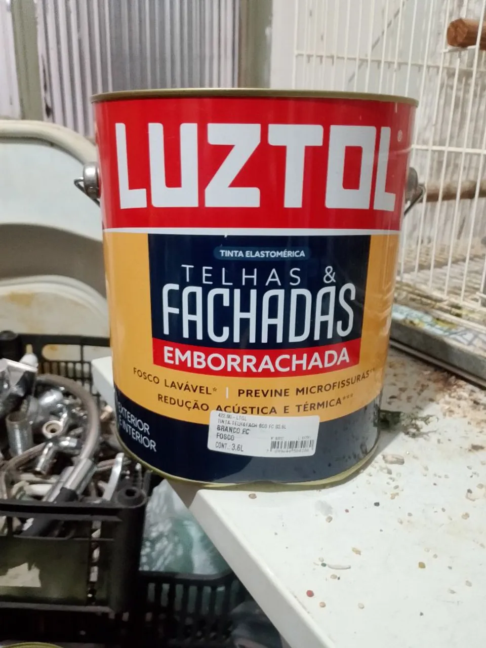 Tinta Emborrachada Luztol Telhas e Fachadas3,6L