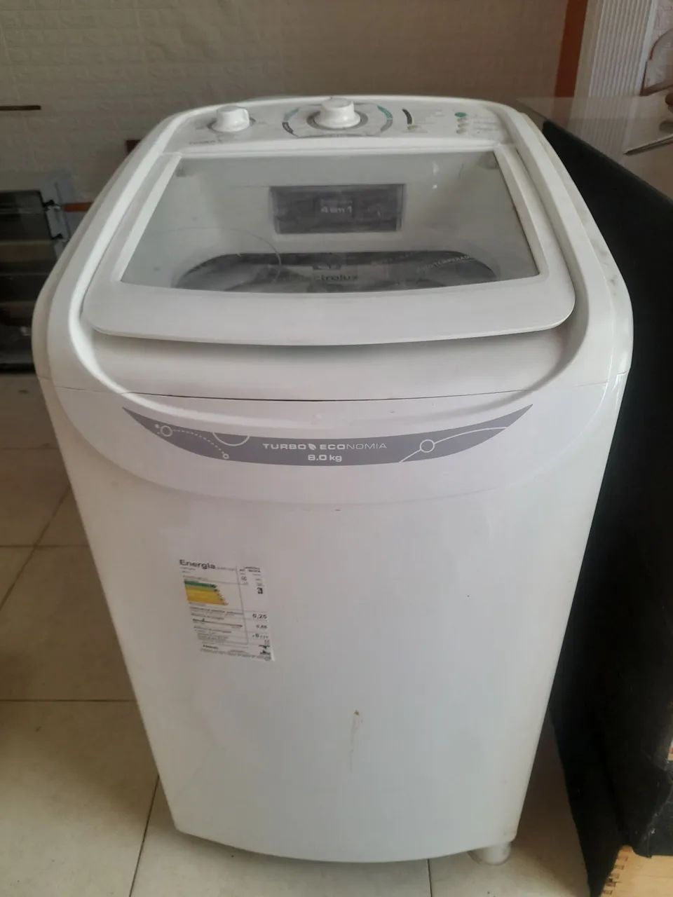 Maquina de lavar no estado