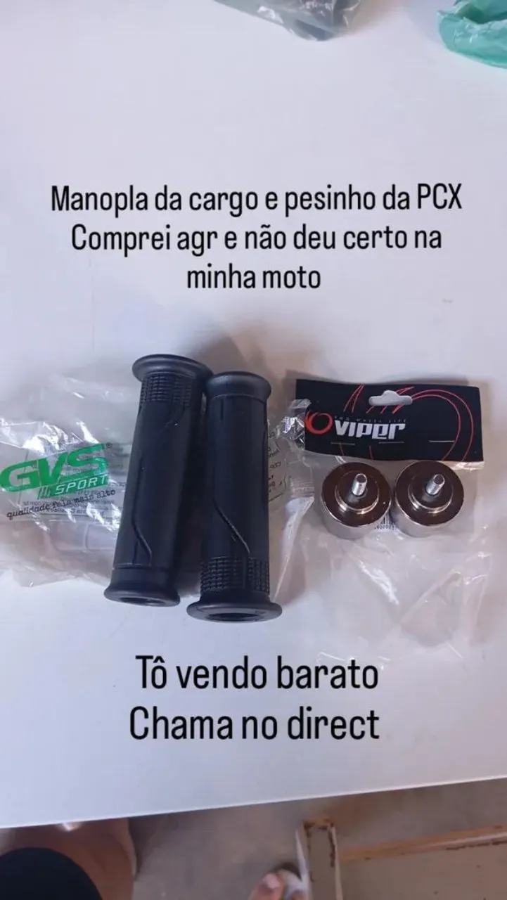 Manoplas da cargo e pesos de guidão PCX