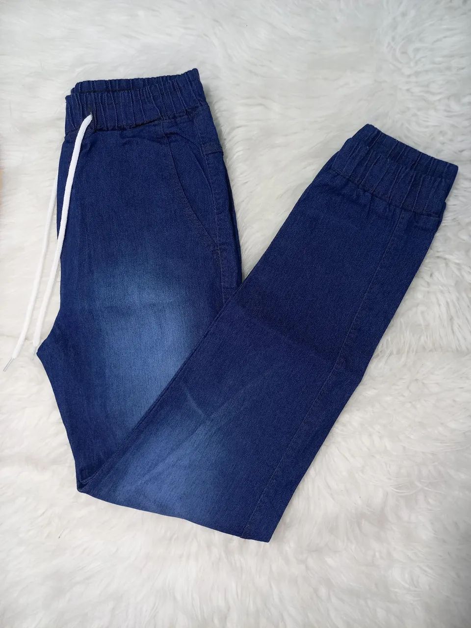 Calça Jogger Jeans C/Punho Elástico. - Foto 2