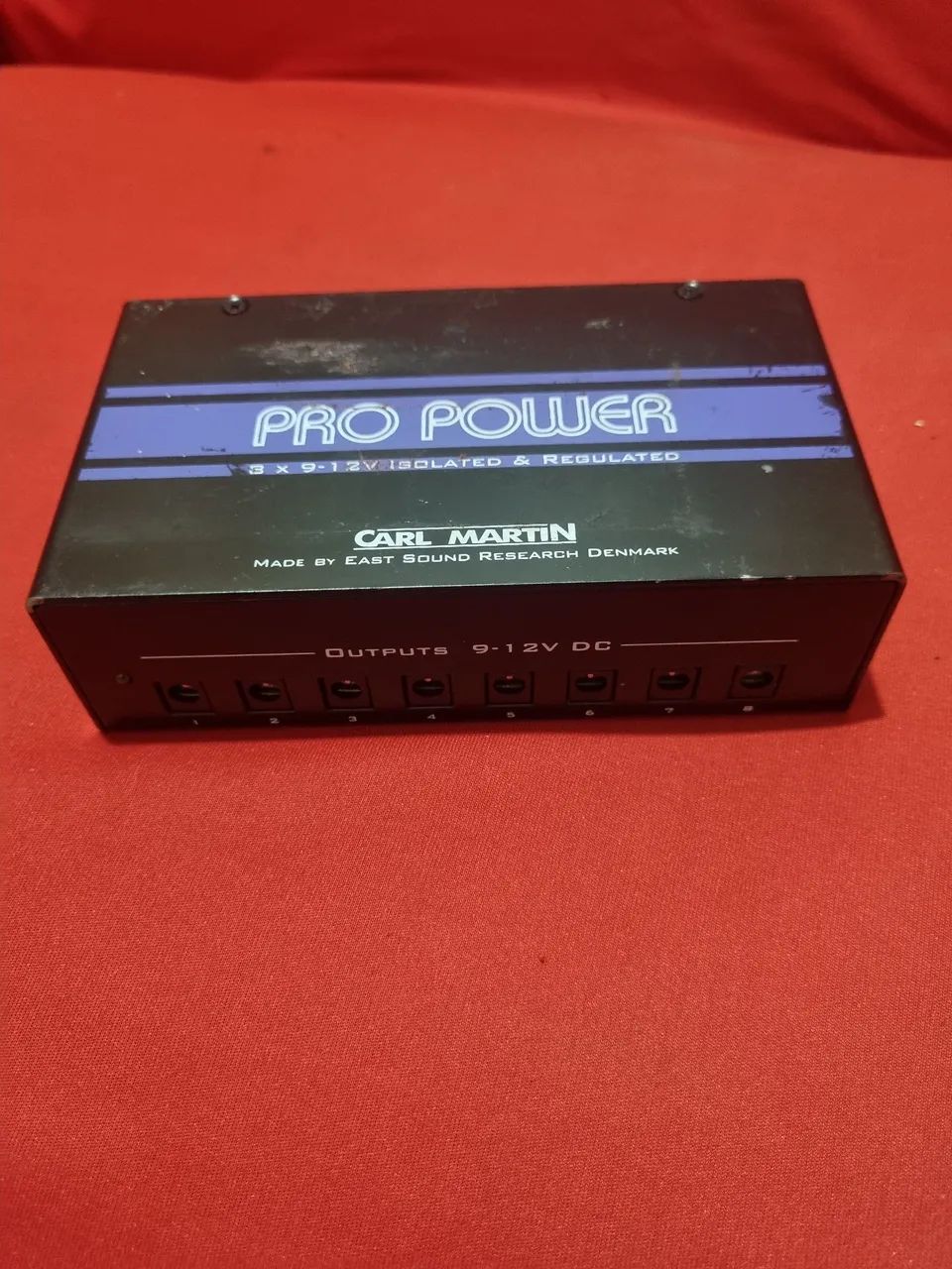 Fonte de Alimentação Carl Martin Pro Power 3x9-12V