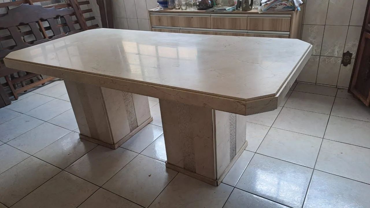 Mesa de Jantar de Mármore - Foto 3