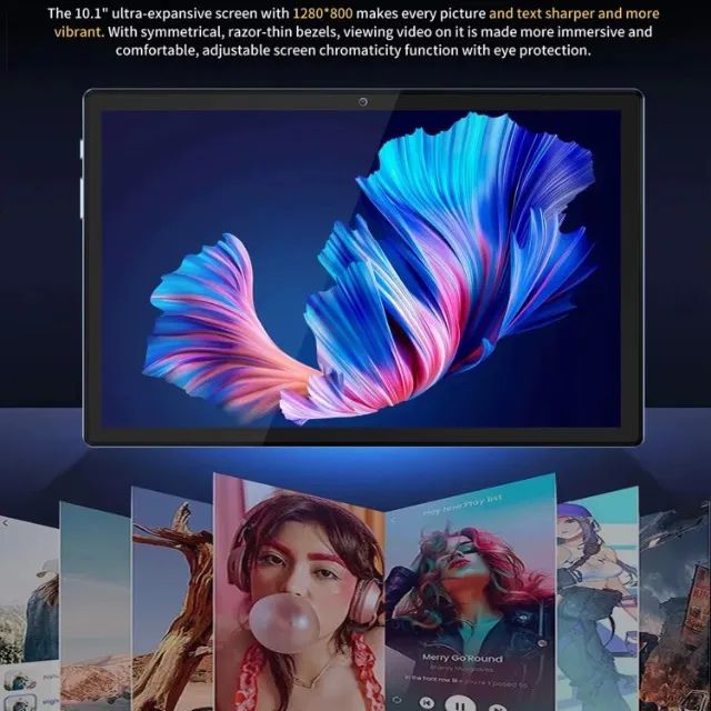 Tablet Bdf android 11  Octacore  bluetooth wifi 4gb + 64gb rom 5.000 mAh 10.1" Preto novo - Foto 5