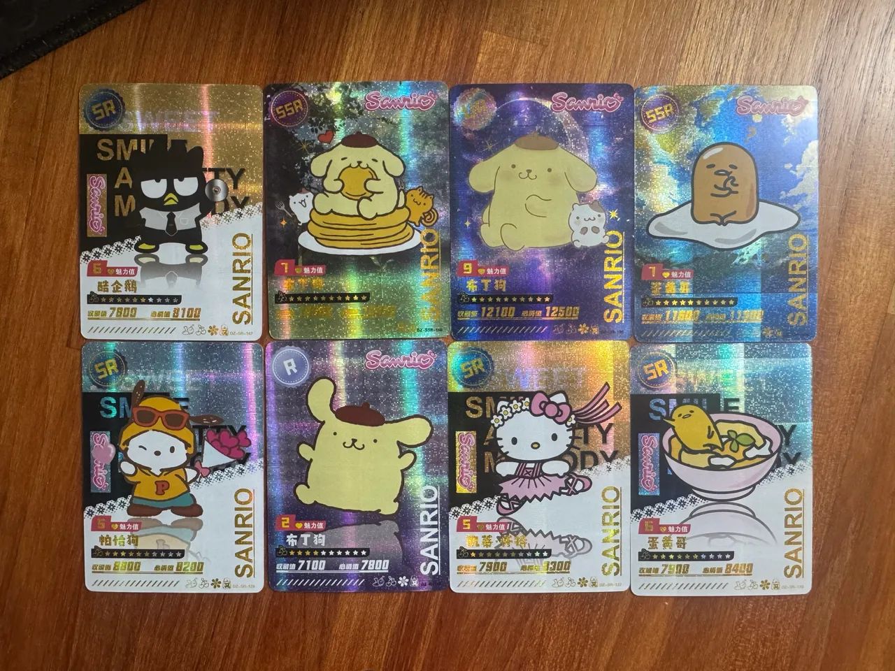 Cards holograficos sanrio hello kitty kuromi lembrancinha - Foto 4