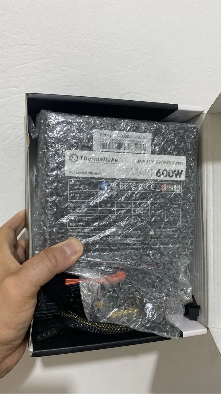 Fonte Real 600w 80 Plus Silver Thermalteke - Foto 2