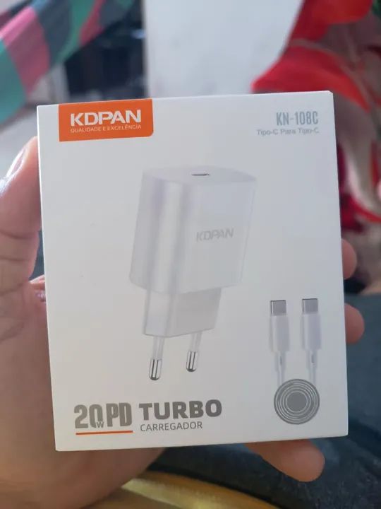Carregador Turbo 20W PD para Smartwatch Tipo-C