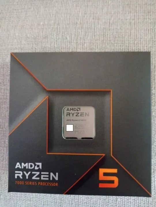 Processador AMD Ryzen 5 7600X 4.7GHz, 5.3GHz, 6-Cores 12-Threads, AM5 (Novo e Lacrado)