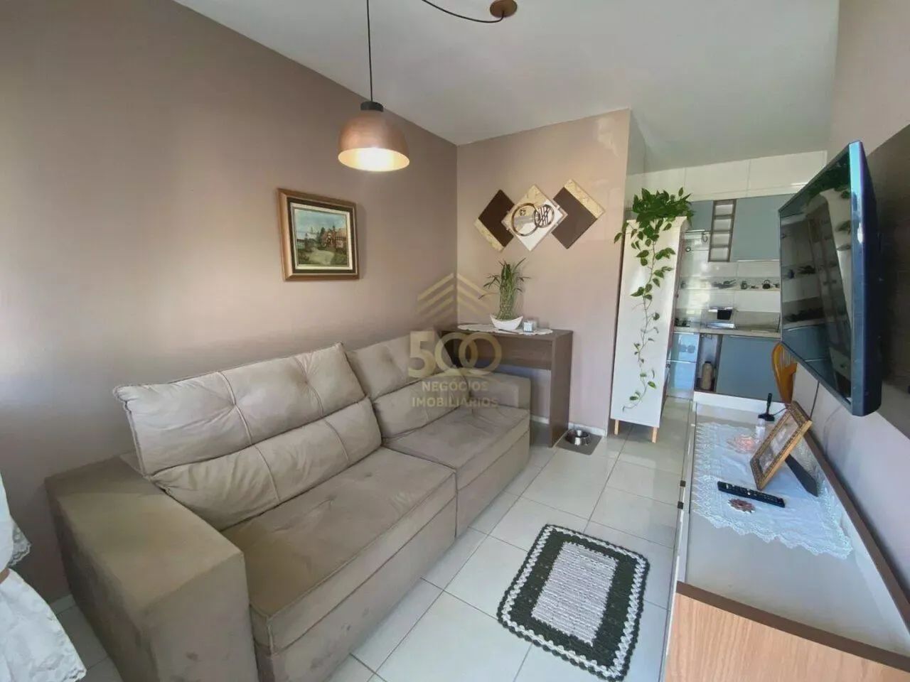 DU/ Casa à venda 2 dormitórios no bairro Fundos, com 2 vagas de garagem e sacada com churr - Foto 5