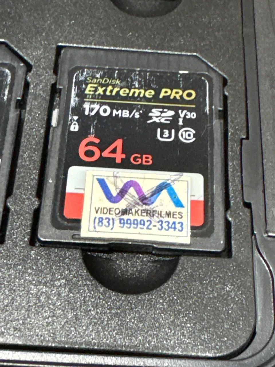 Kit com 8 Cartões de Memória Sandisk Extreme Pro 64GB - Foto 2