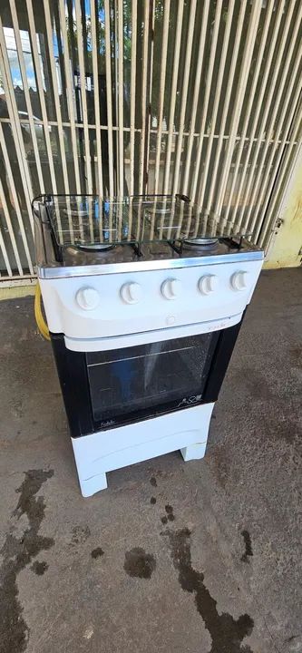 fogao 4 bocas acendimento automático com mangueira e registro - entrego  - Foto 3