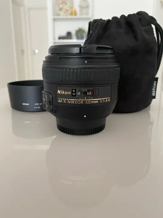 Lente Nikon AF-S Nikkor 50mm f/1.4G - Foto 3