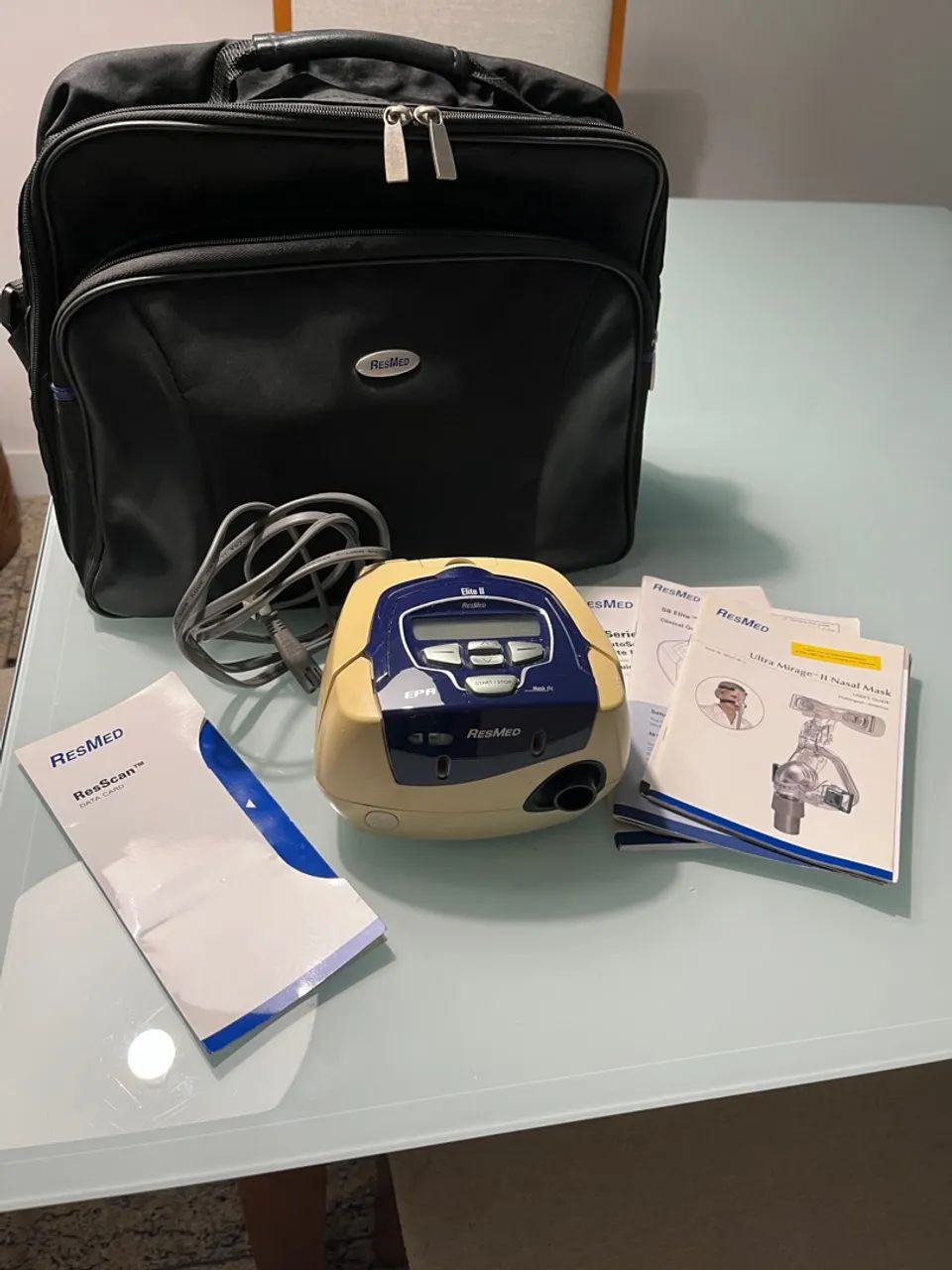 CPAP ResMed S8 + Acessórios e almofada nasal Swift FX