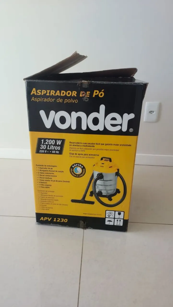 Aspirador de Pó Vonder 1200W 30 Litros APV 1230