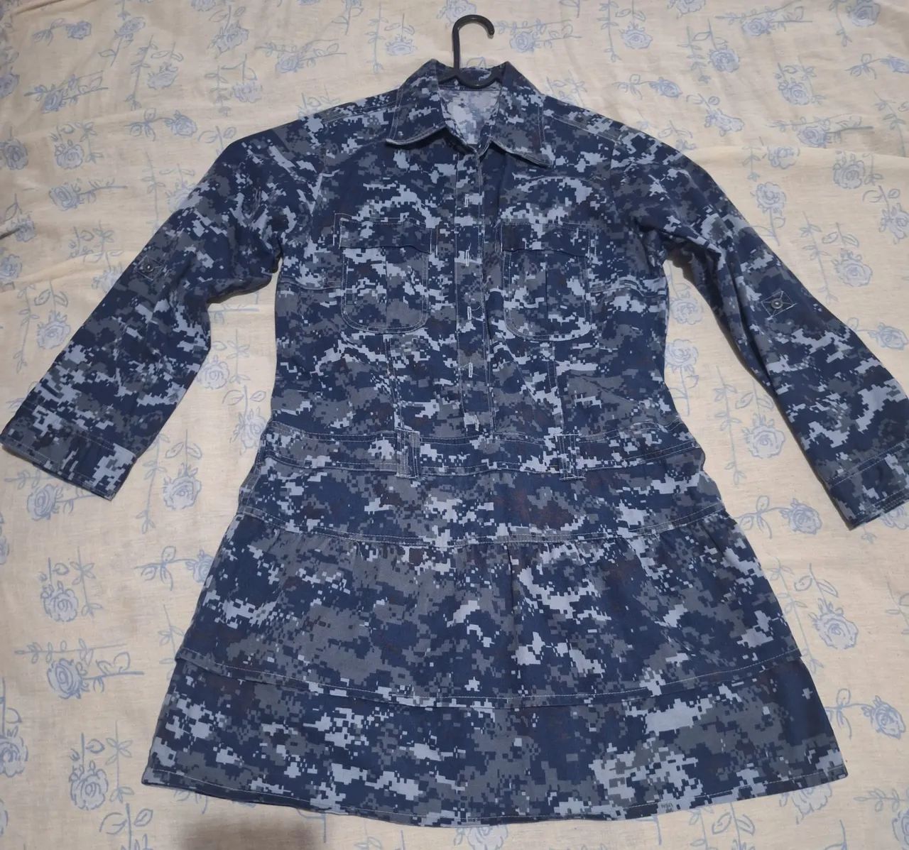 Vestido Camuflado Azul - Foto 2